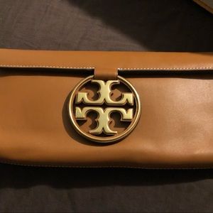 SOLD. SOLD. SOLD. Authentic Tory Burch clutch. Leather. New with tags.